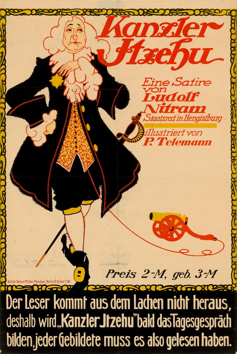 Kanzler Itzehu. Eine Satire von Ludolf Nitram