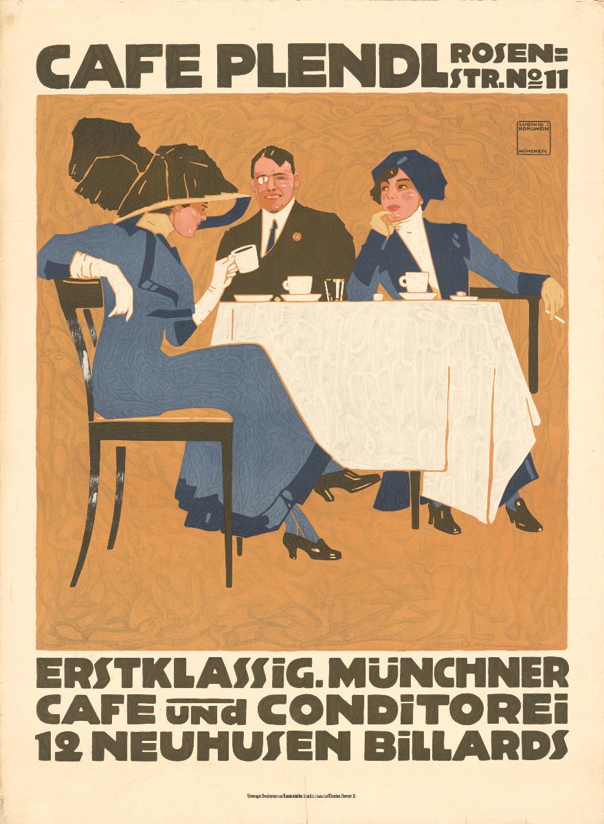 Café Plendl. Münchner Cafe und Konditorei