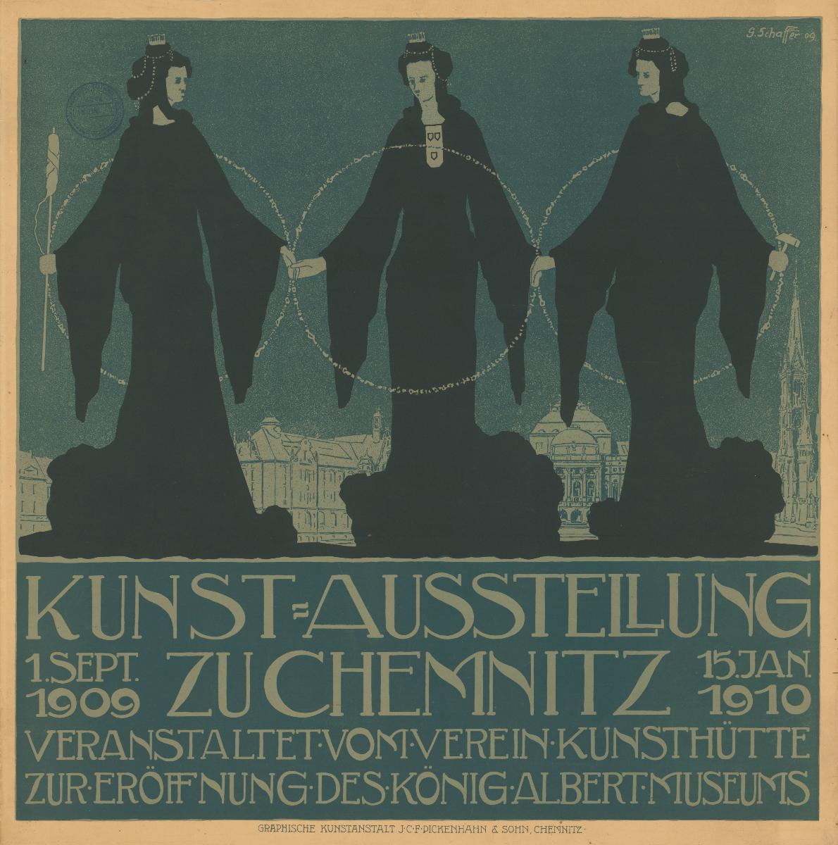 Kunst-Ausstellung zu Chemnitz. Verein Kunsthütte. Eröffnung des König Albert Museums