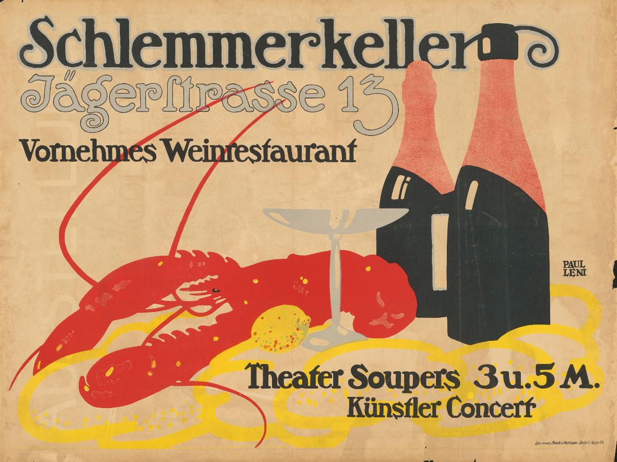 Schlemmerkeller Jägerstraße 13. Vornehmes Weinrestaurant