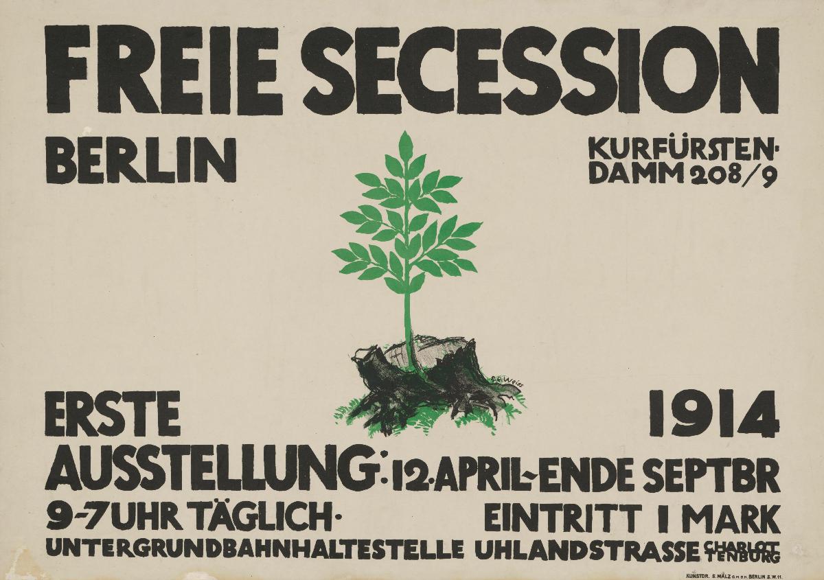 Freie Secession Berlin Kurfürstendamm 208/9. Erste Ausstellung