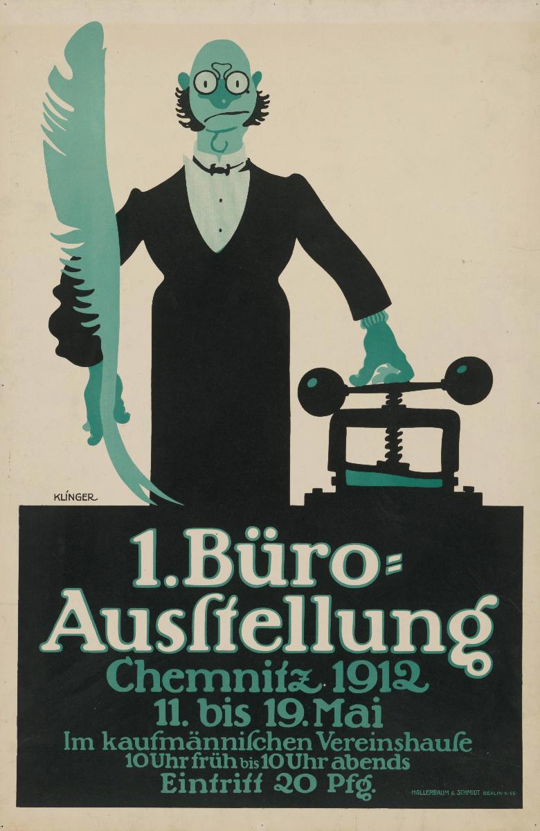 1. Büroausstellung in Chemnitz