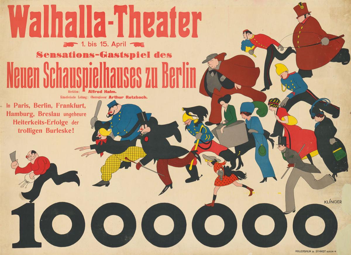 Eine Million, Walhalla-Theater