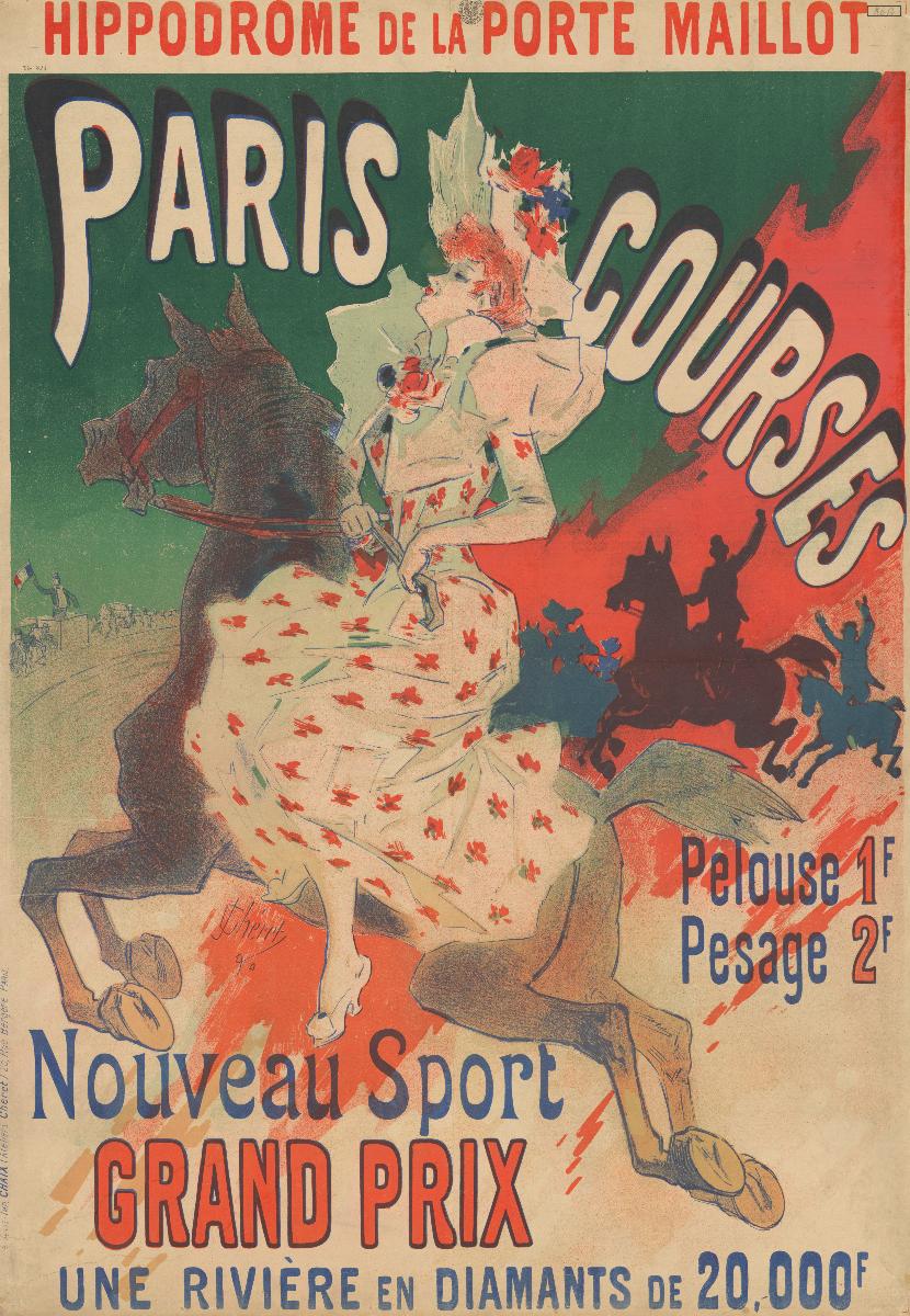 Hippodrome de la Porte Maillot. Paris Couses
