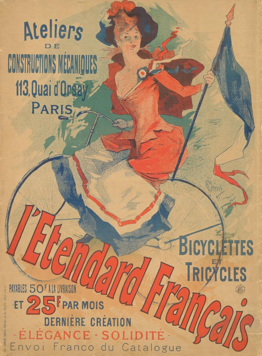L'Etendard Francais. Bicyclettes et tricycles