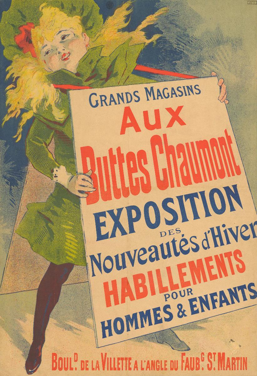 Grand Magazins Aux Buttes Chaumont. Exposition des nouveautés d'hiver