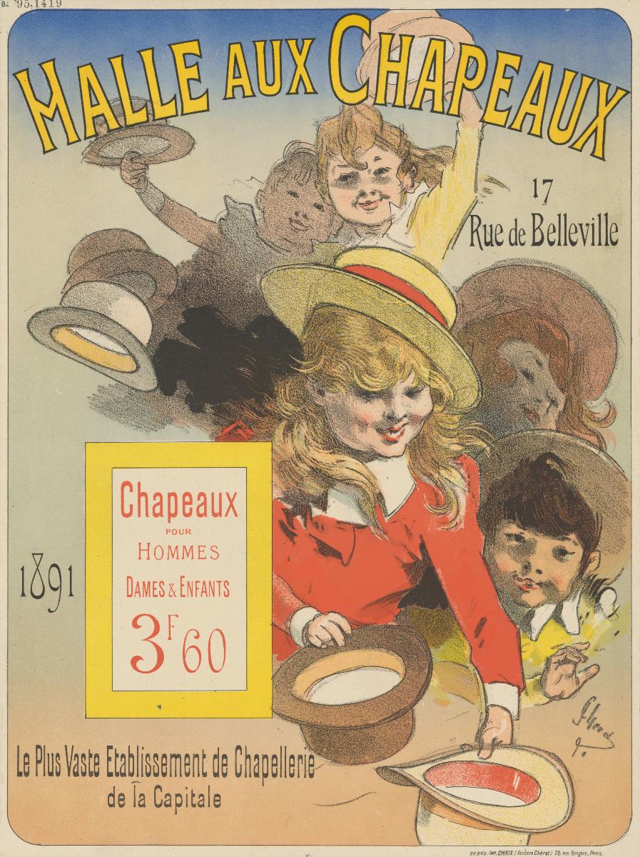 Halle aux Chapeaux. Le plus vaste etablissement de chapellerie de la capitale