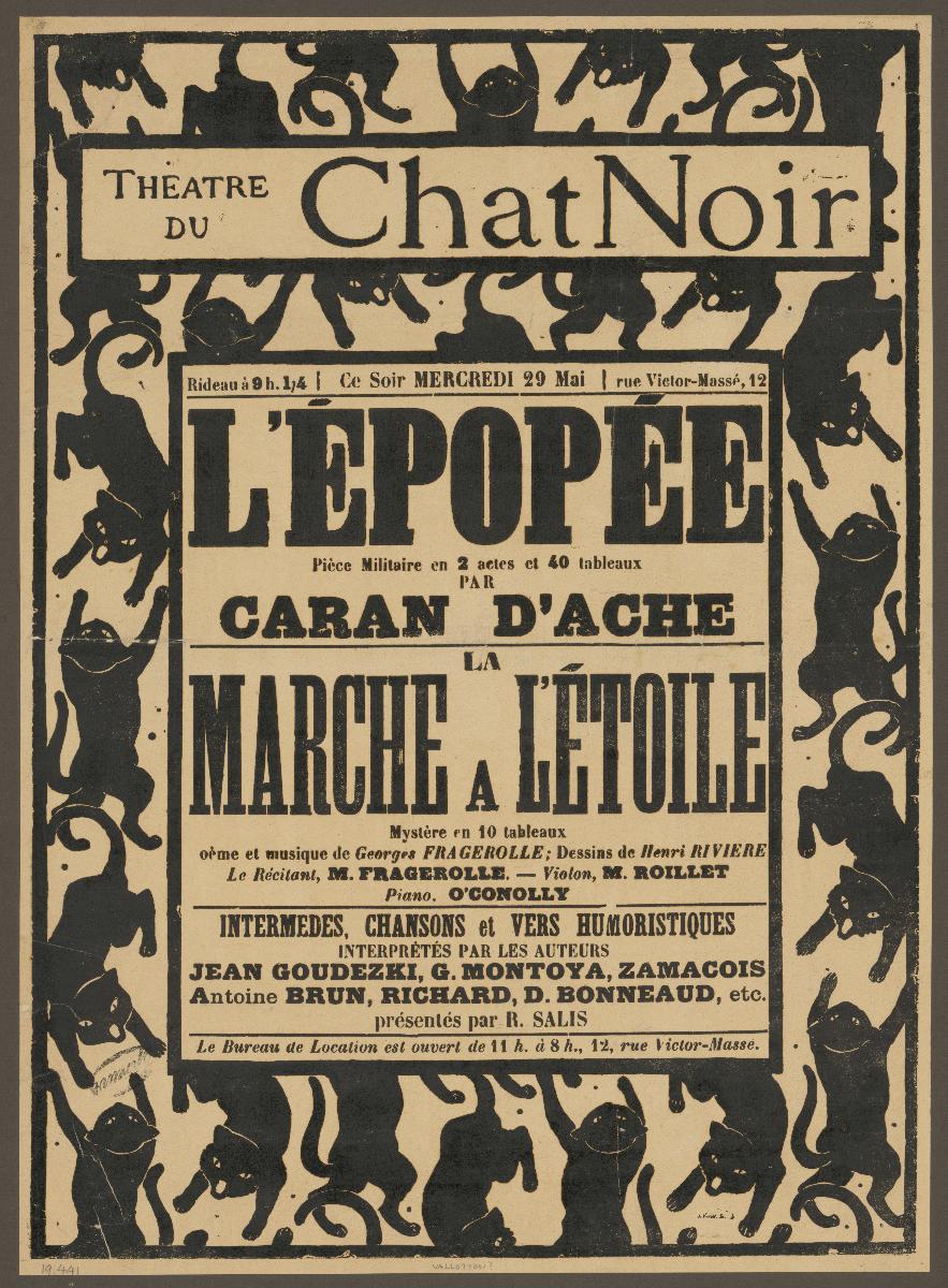 Théatre du Chat Noir. L'epopée/ La marche à l'étoile
