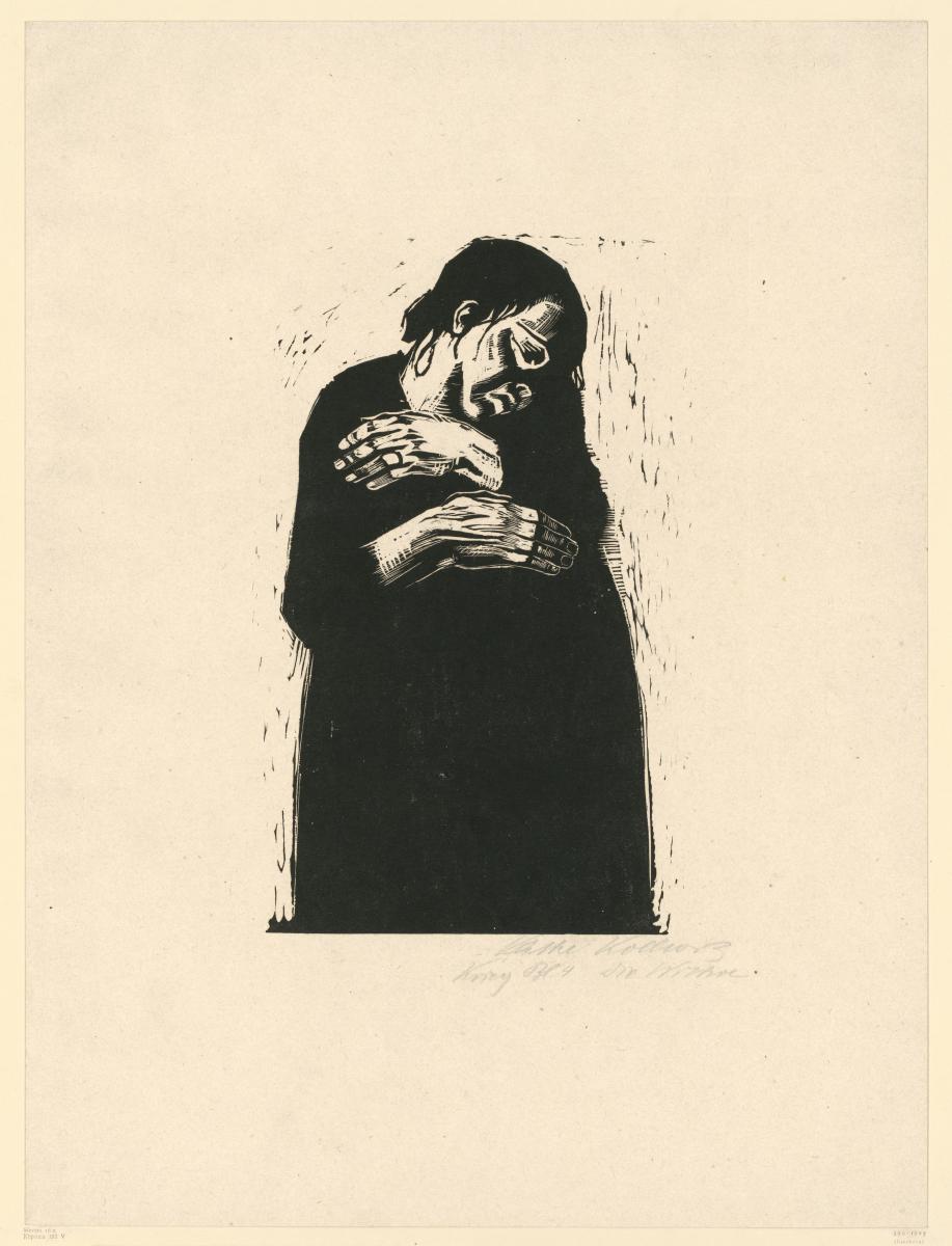 Die Witwe I (Blatt 4 aus "Krieg", 5. Zustand)