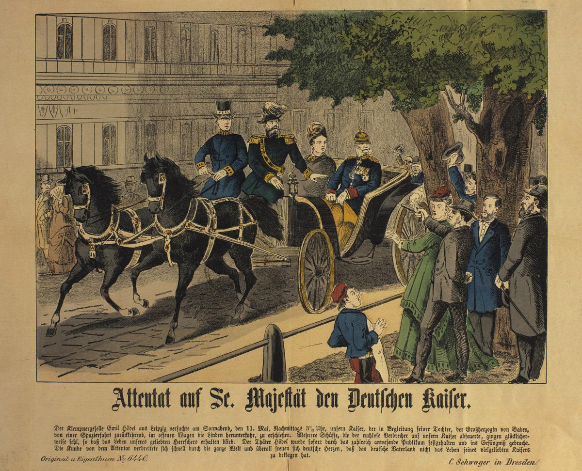 Attentat auf Se. Majestät den Deutschen Kaiser (Berlin am 1.5.1878)