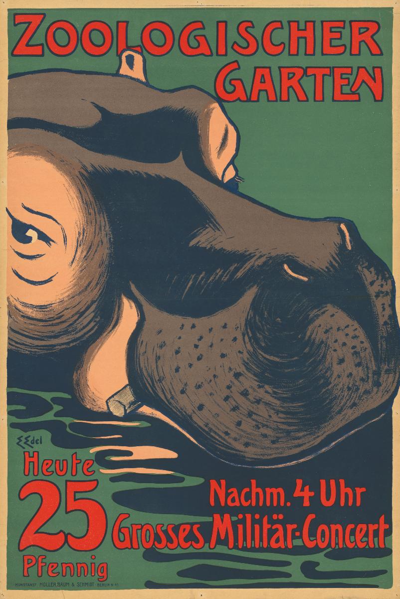Zoologischer Garten. Grosses Militär-Concert