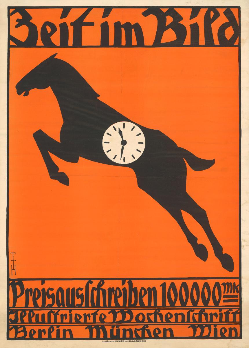 Zeit im Bild. Preisausschreiben 100000Mk. Berlin München Wien