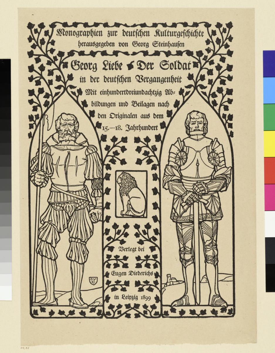 Probedruck zu Monographien zur deutschen Kulturgeschichte