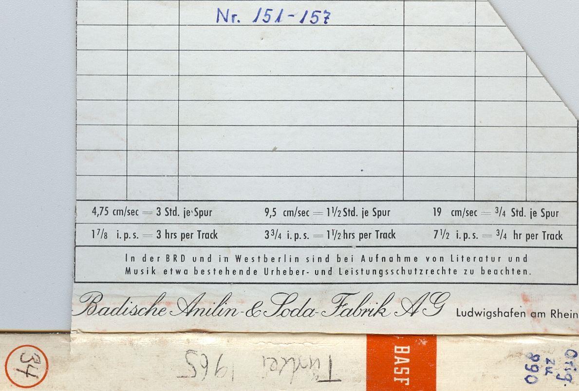 Christensen Türkei 1965