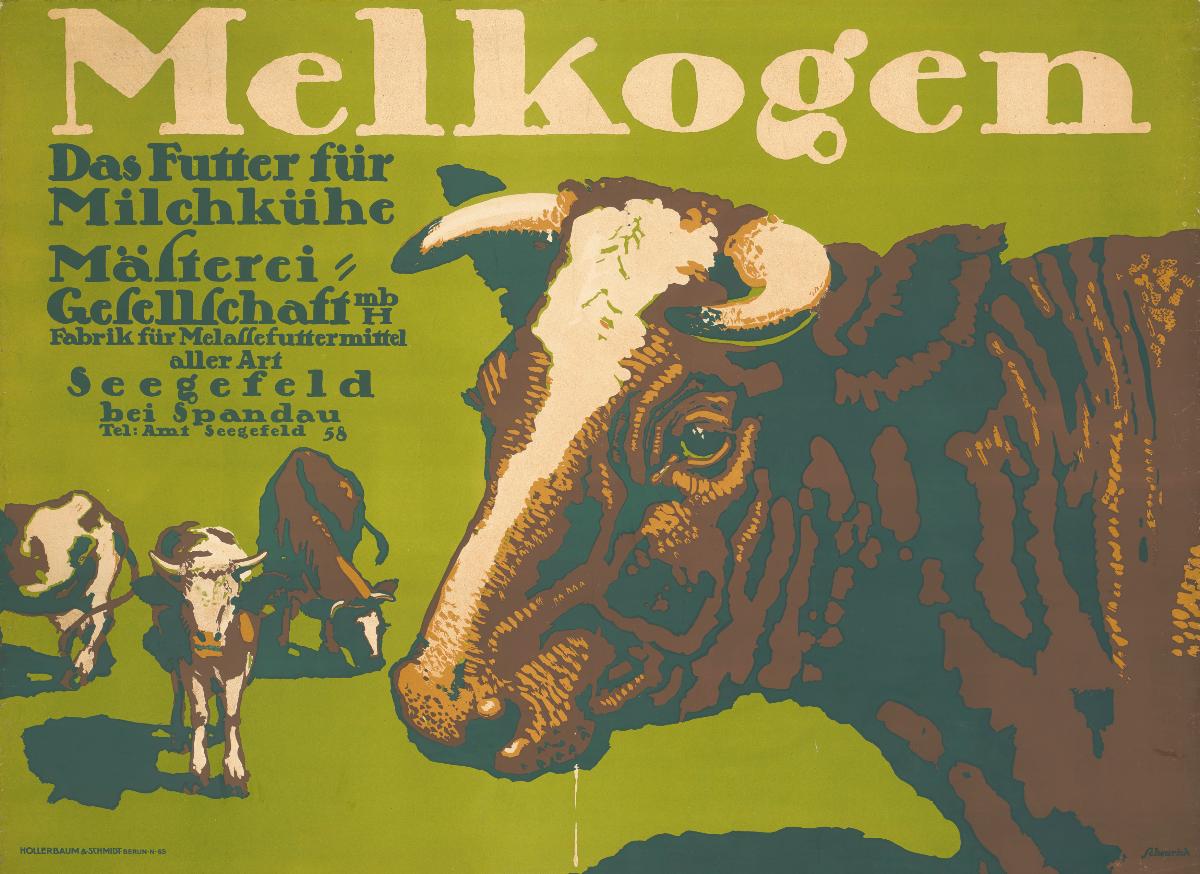 Melkogen, Das Futter für Milchkühe, Mästerei Gesellschaft