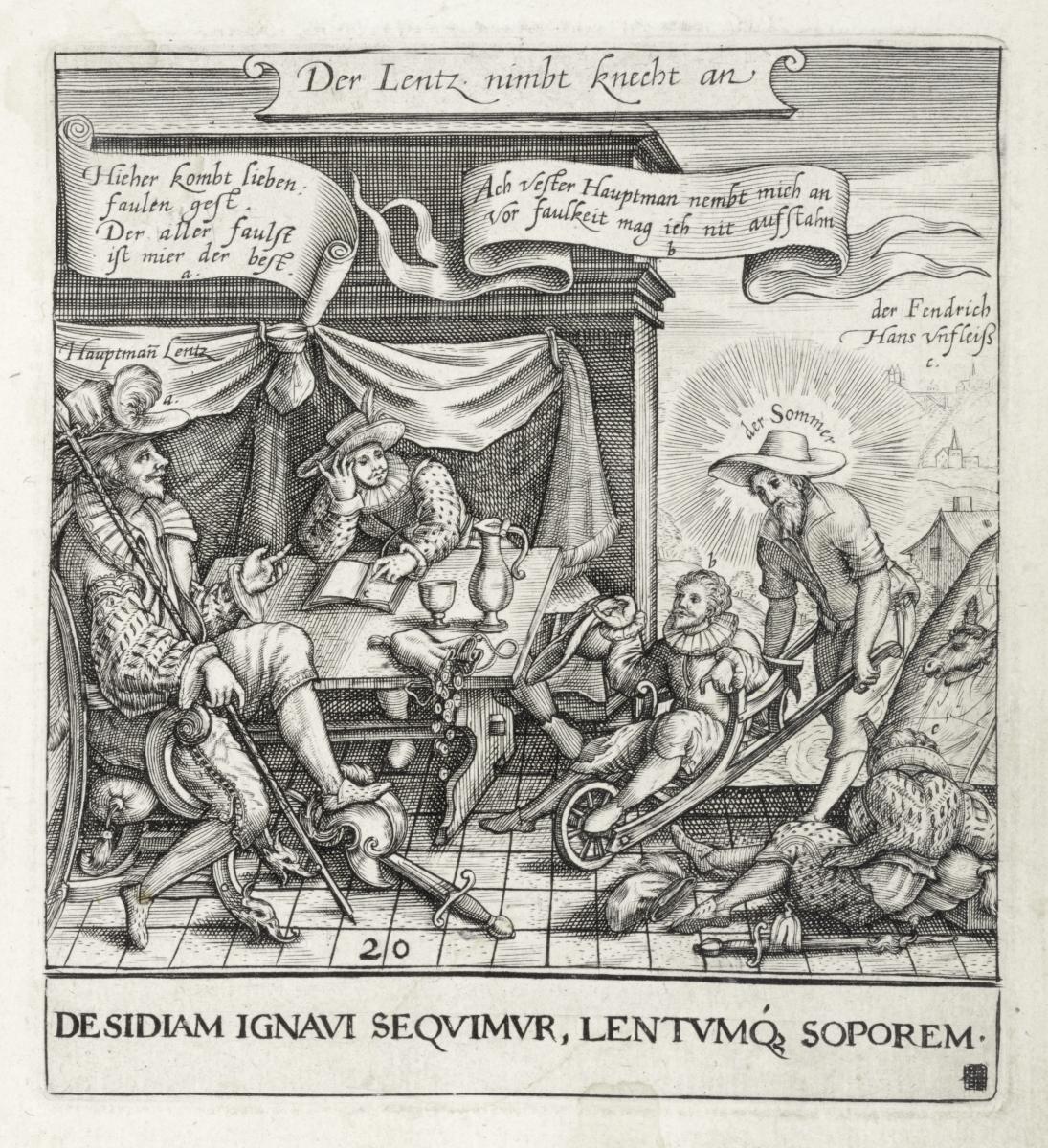 Der Lentz nimbt knecht an