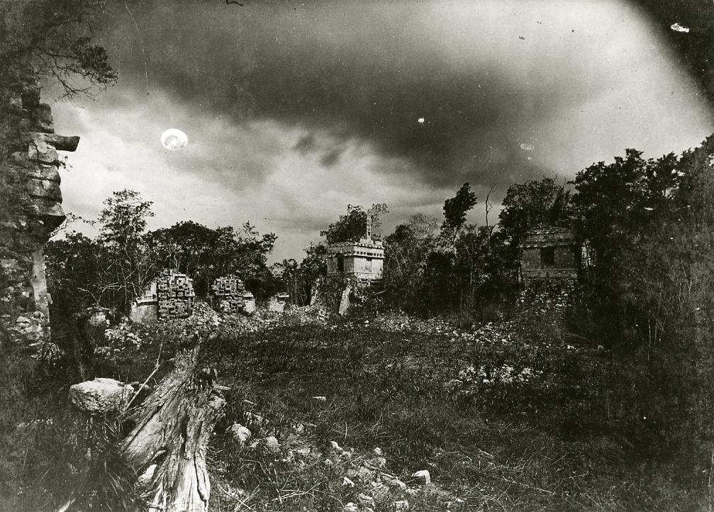 "Ansicht der Tempel und Paläste."
