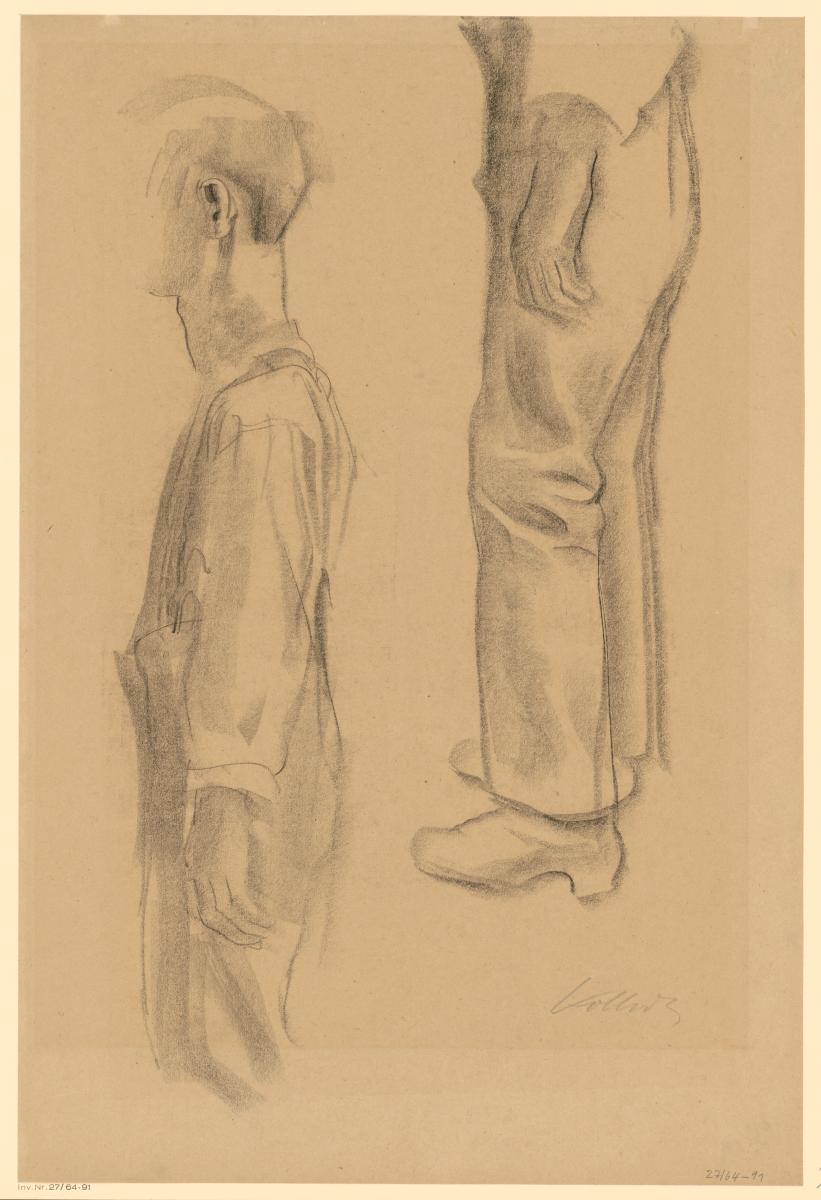 Stehender Arbeiter