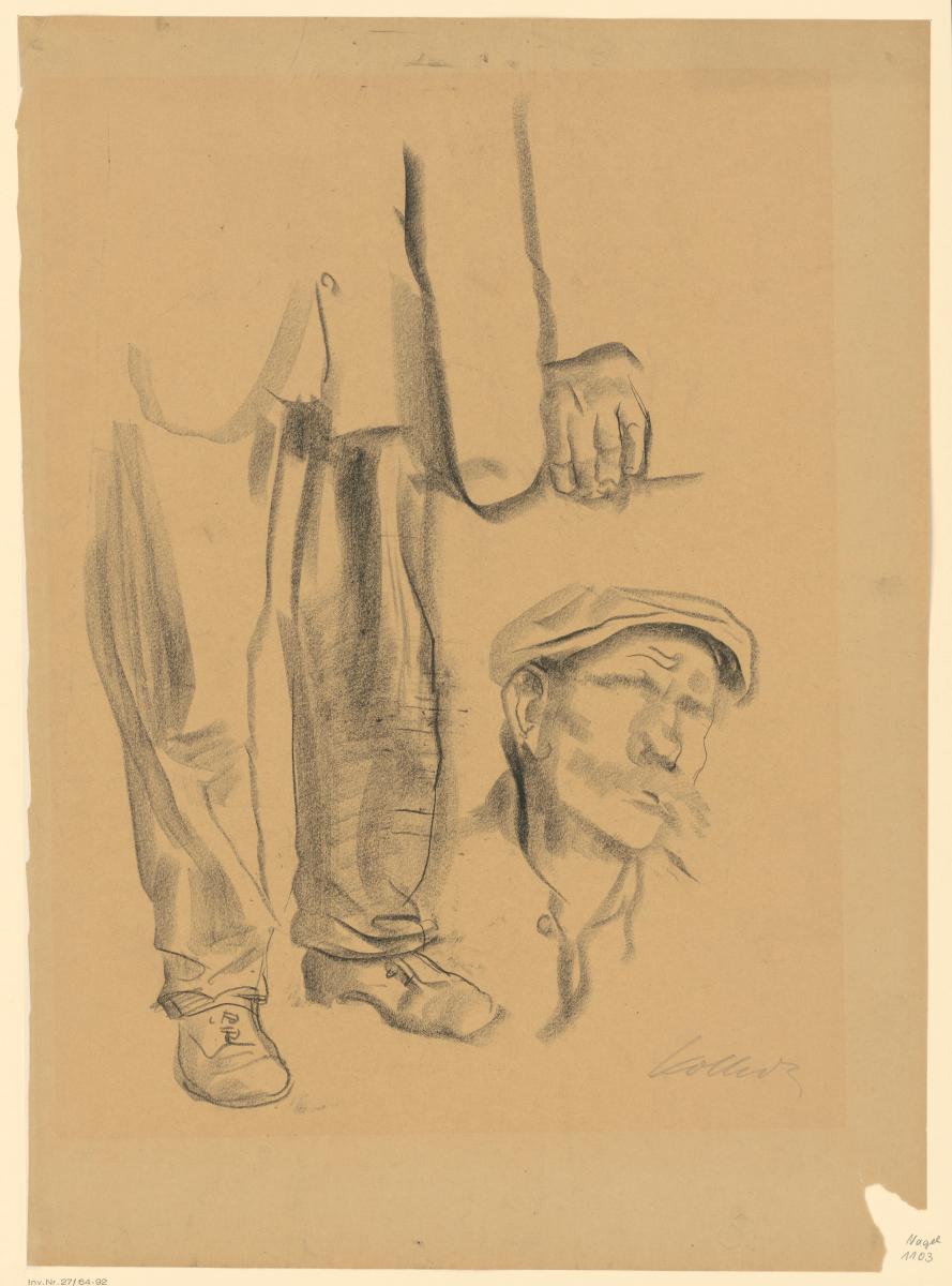 Stehender Arbeiter