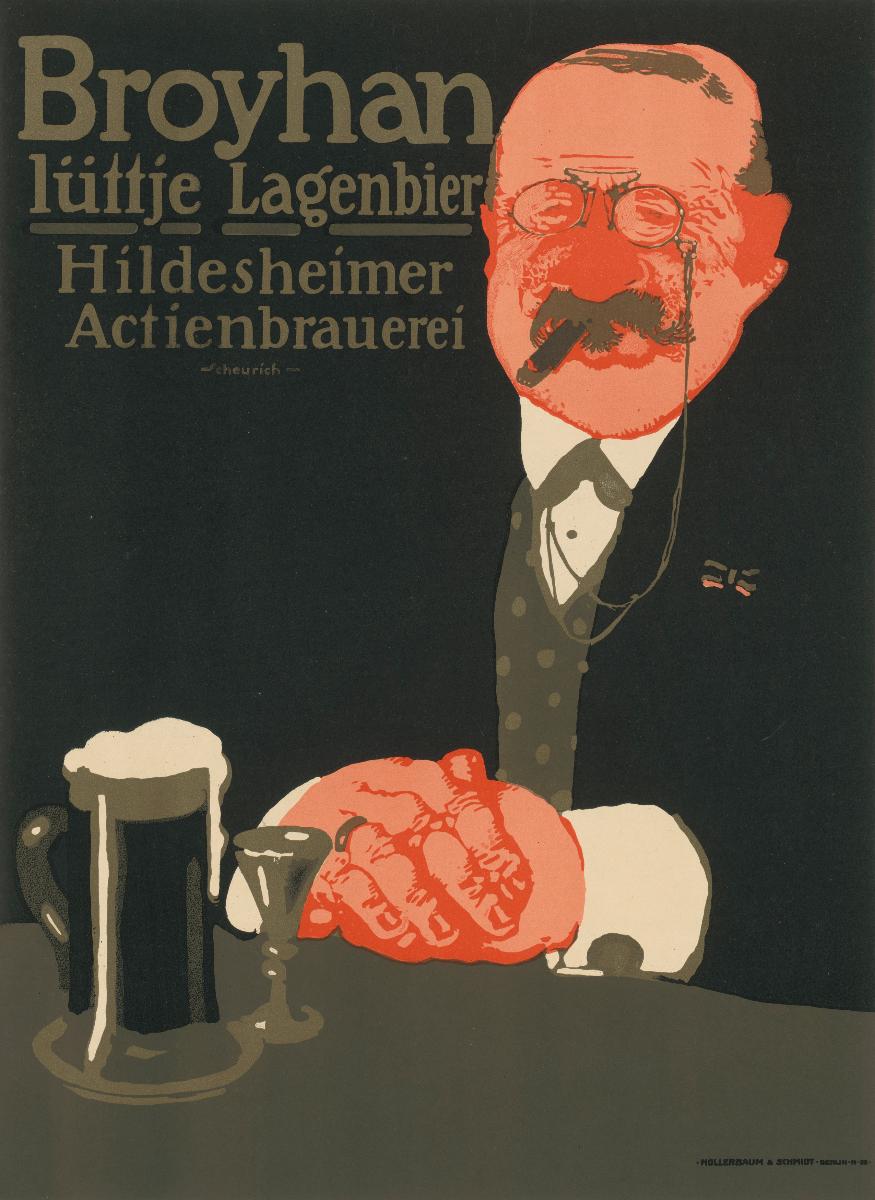 Broyhan lüttje Lagenbier. Hildesheimer Aktienbrauerei
