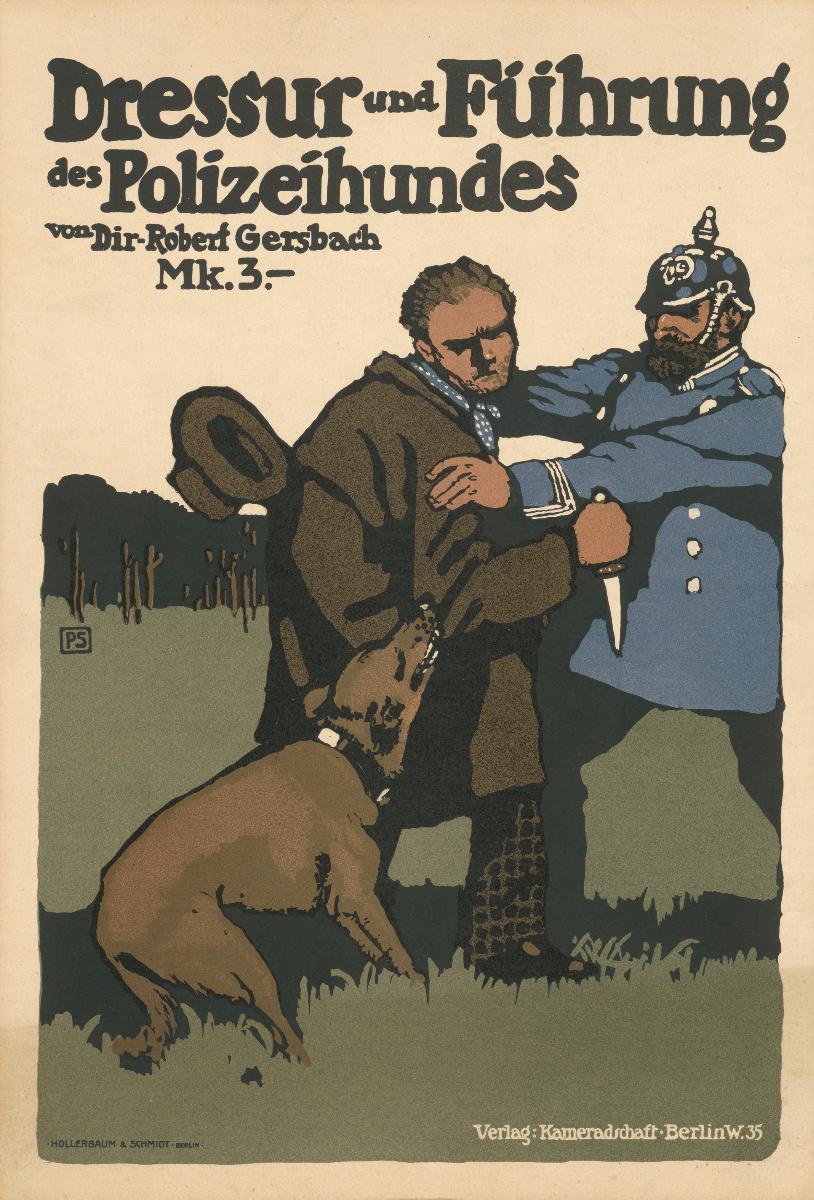 Dressur und Führung des Polizeihundes von Dir. Robert Gersbach