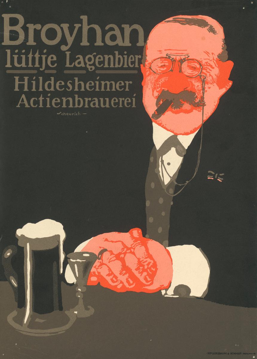 Broyhan lüttje Lagenbier. Hildesheimer Aktienbrauerei