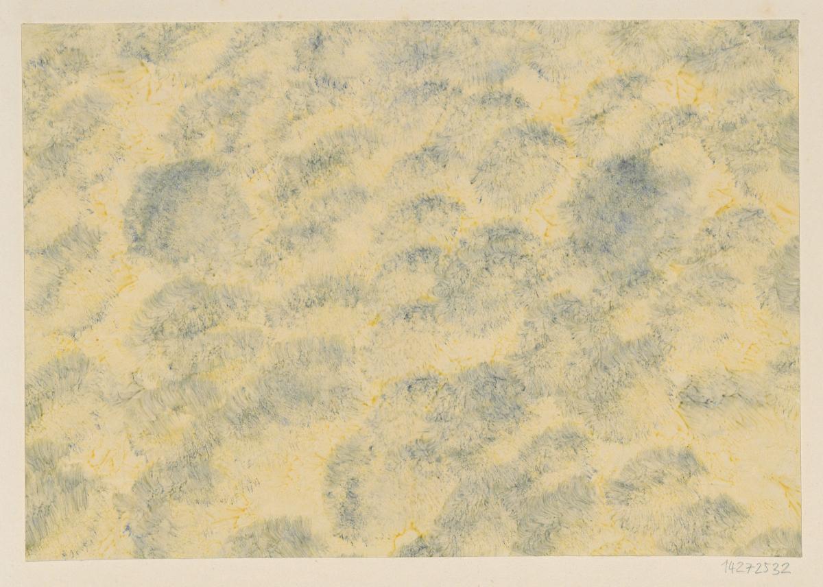 Kleisterpapier mit Pinseldekor