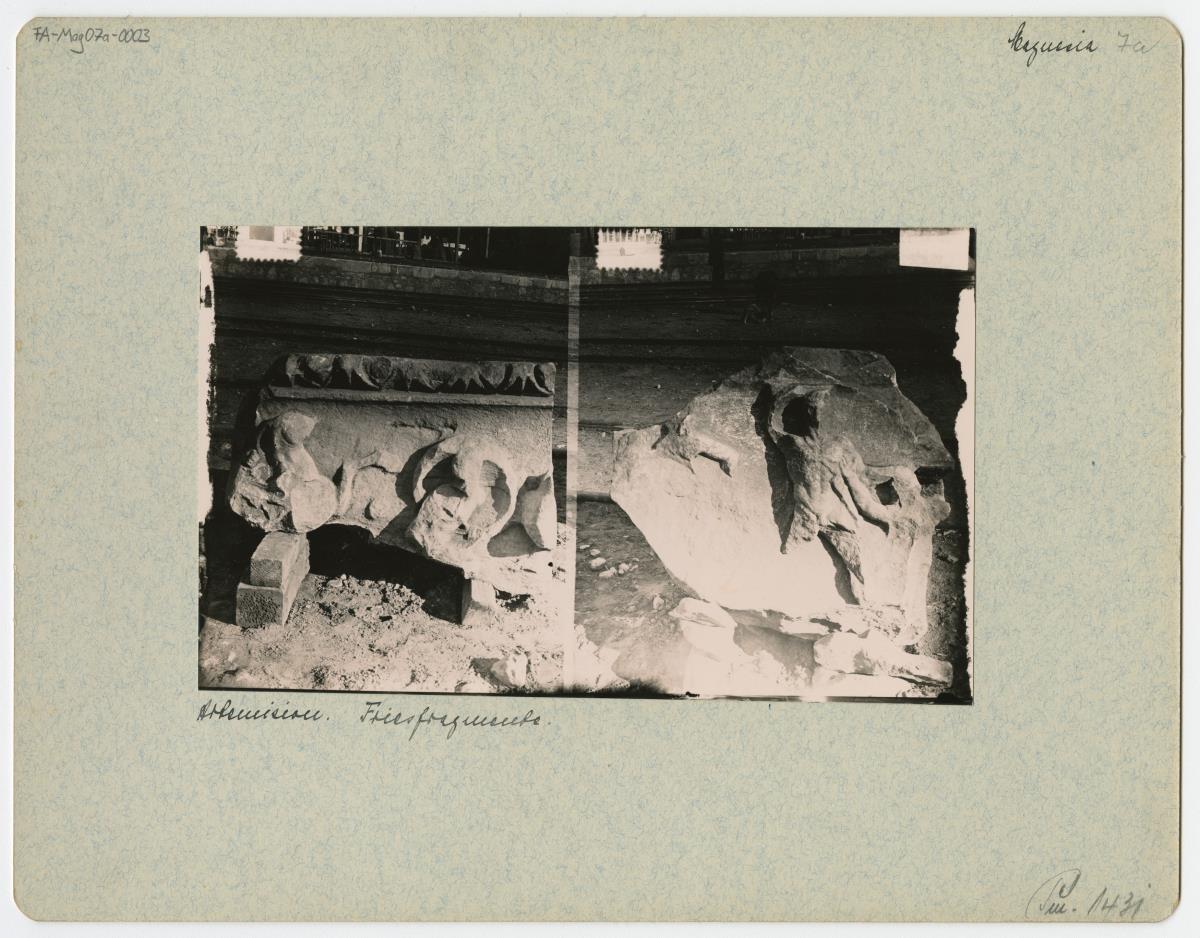 Magnesia am Mäander, Artemision, Westfries und Ostfries