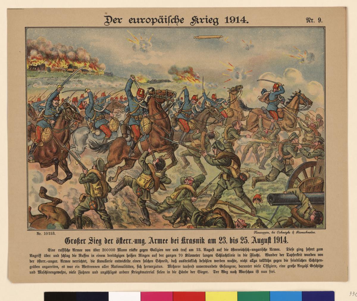 Der europäische Krieg. 1914. Nr. 9. – Großer Sieg der österreich-ungarischen Armee bei Krasnik am 23. bis 25. August 1914.