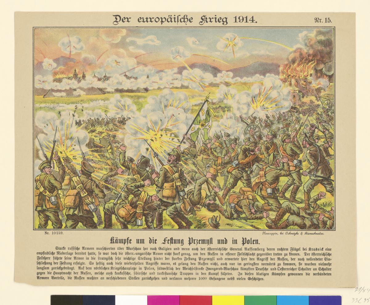 Der europäische Krieg. 1914. Nr. 15 – Kämpfe um die Festung Przemysl und in Polen.