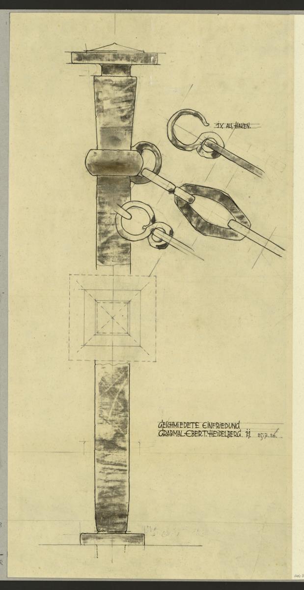 Entwurf Grabmal Friedrich Ebert