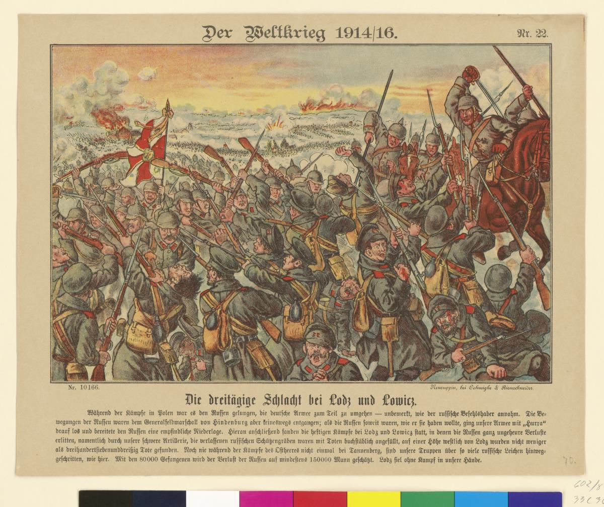 Der Weltkrieg 1914/16. Nr. 22 – Die dreitägige Schlacht bei Lodz und Lowicz.