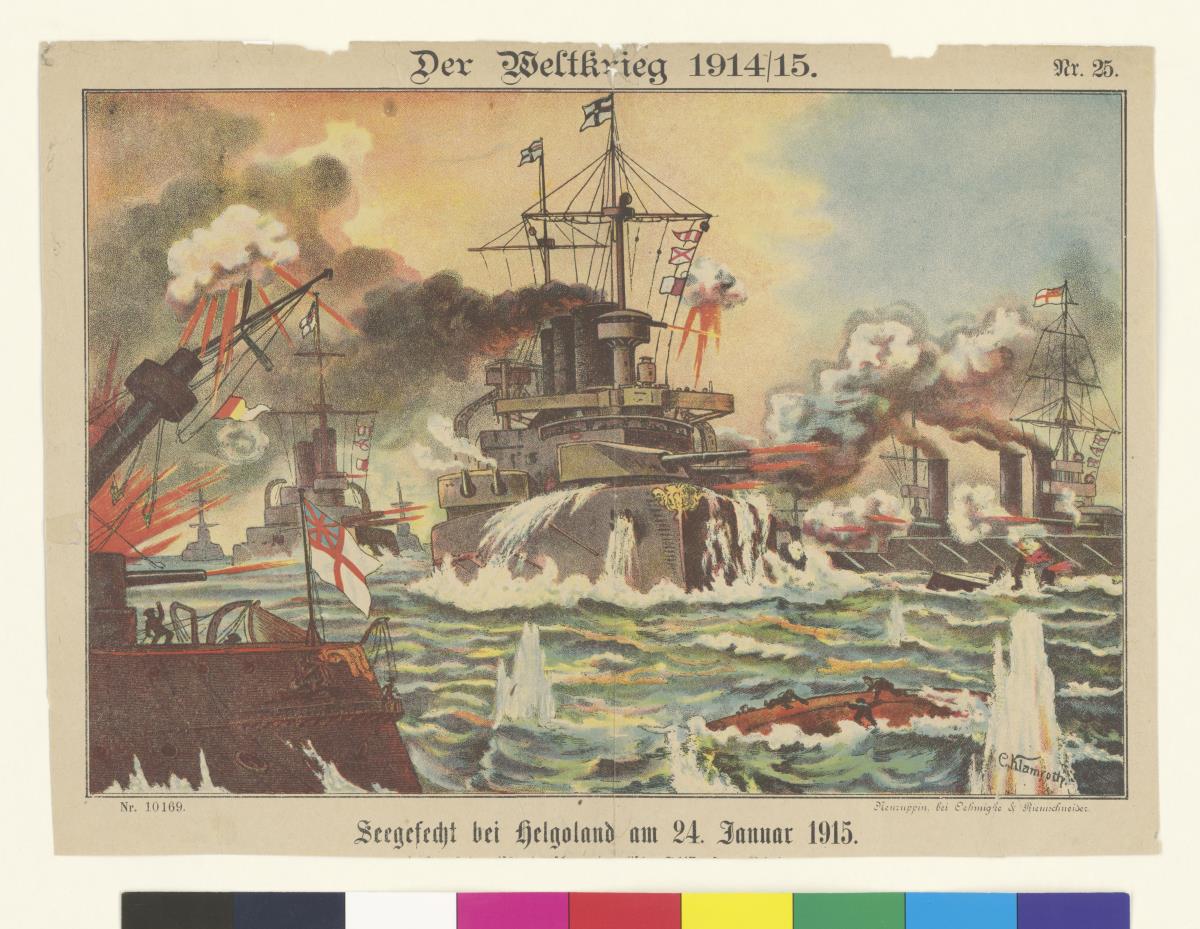 Seegefecht bei Helgoland am 24. Januar 1915 – Der europäische Krieg 1914/15. Nr. 25