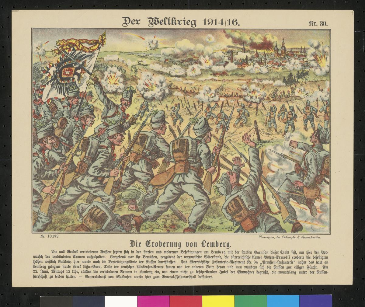 Der Weltkrieg 1914/1916. Nr. 30. Die Eroberung von Lemberg.