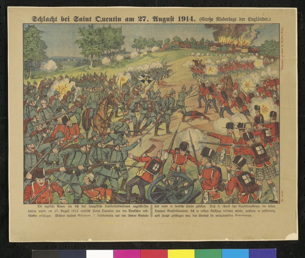 Schlacht bei Saint Quentin am 27. August 1914 (Große Niederlage der Engländer)