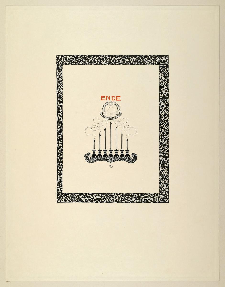 Schlussbild zu Stefan George Maximin Ein Gedenkbuch
