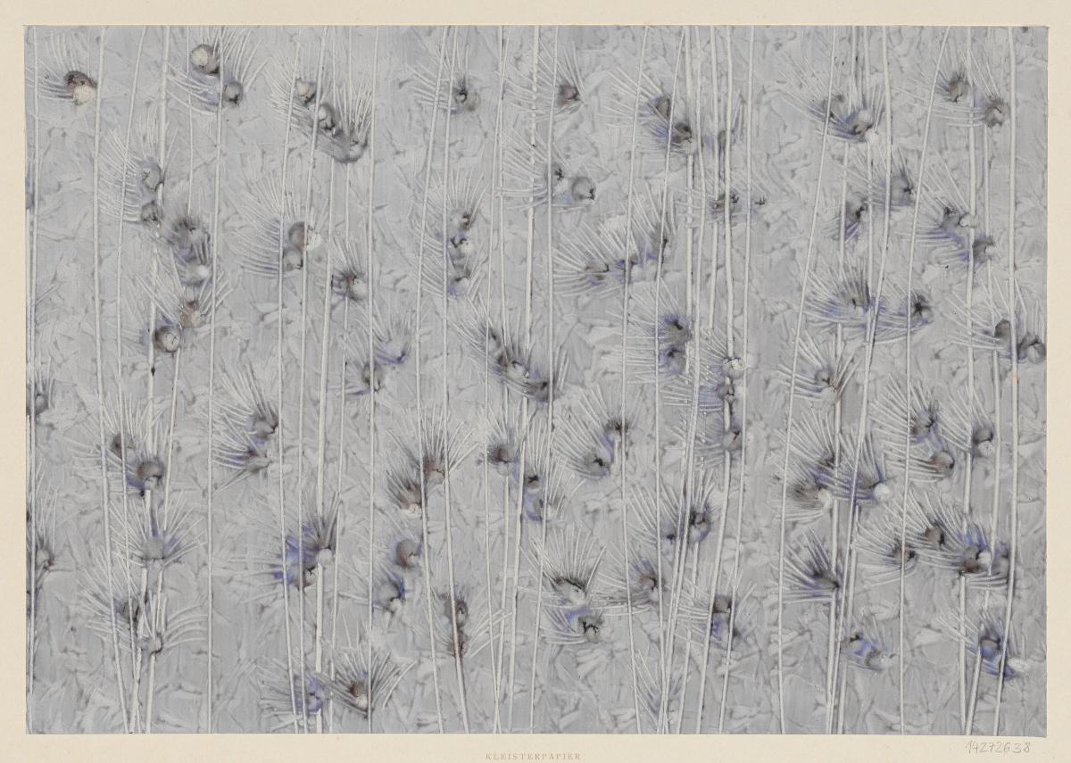 Kleisterpapier (mit floralen Motiven)