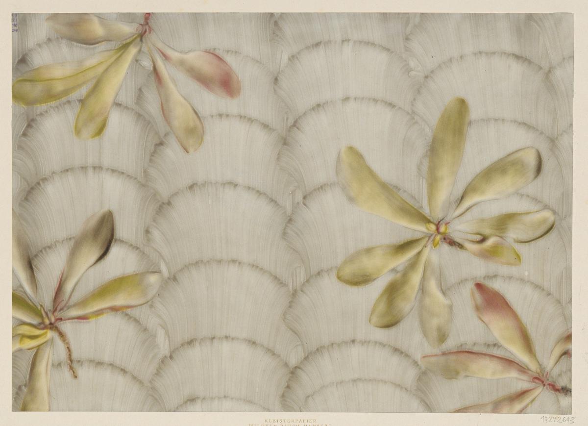Kleisterpapier (mit Blüten)