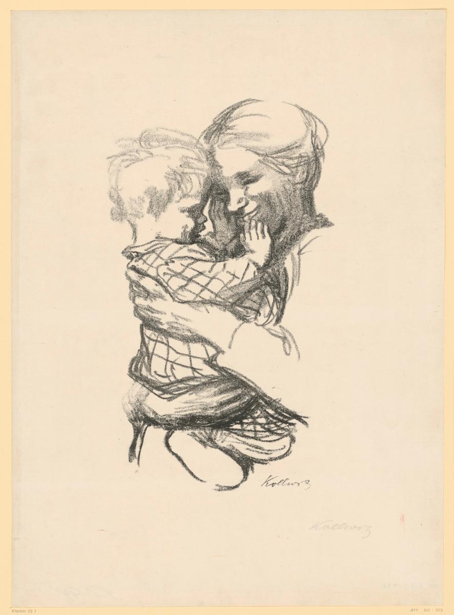 Mutter mit Kind auf dem Arm (2. Zustand)