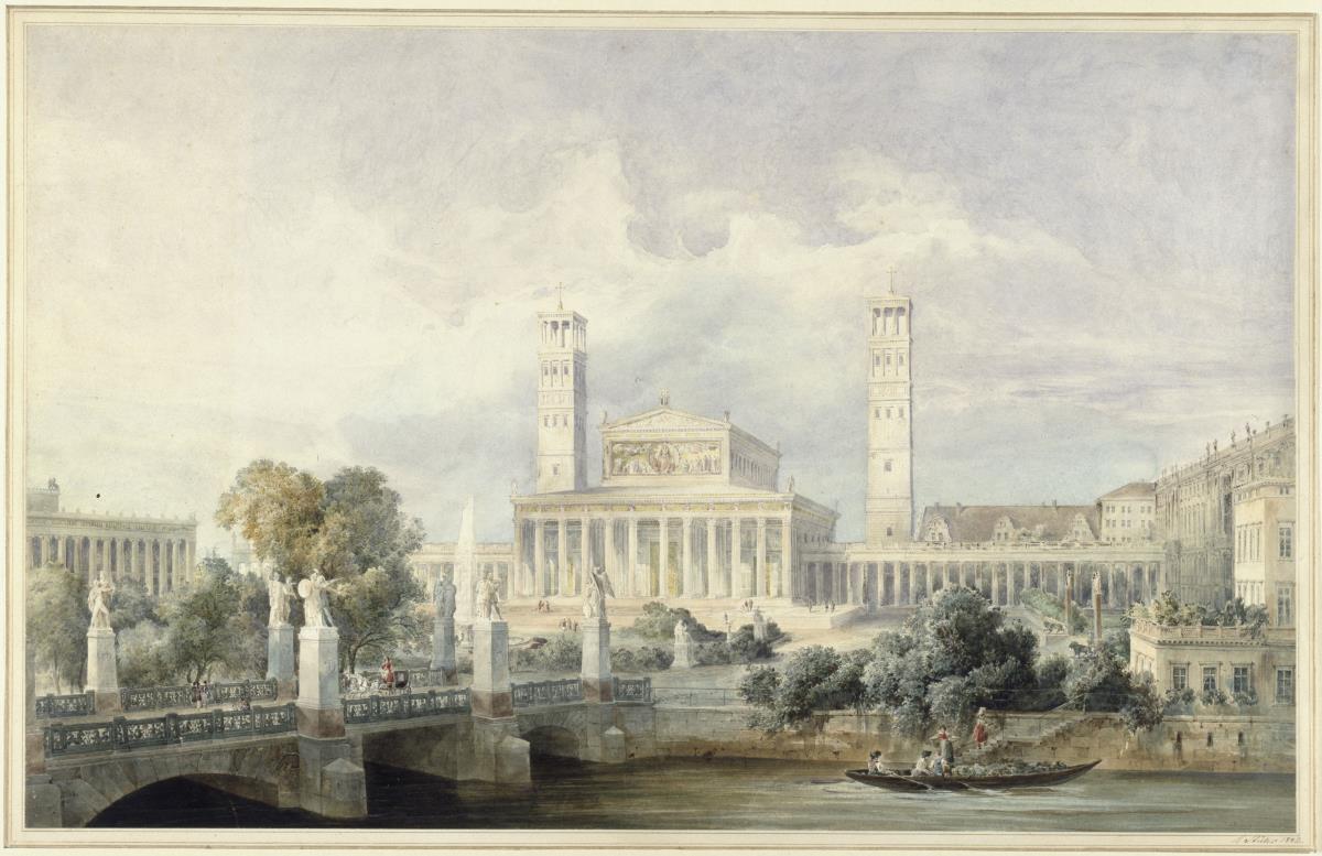 Entwurf für den Dom in Berlin als Basilika