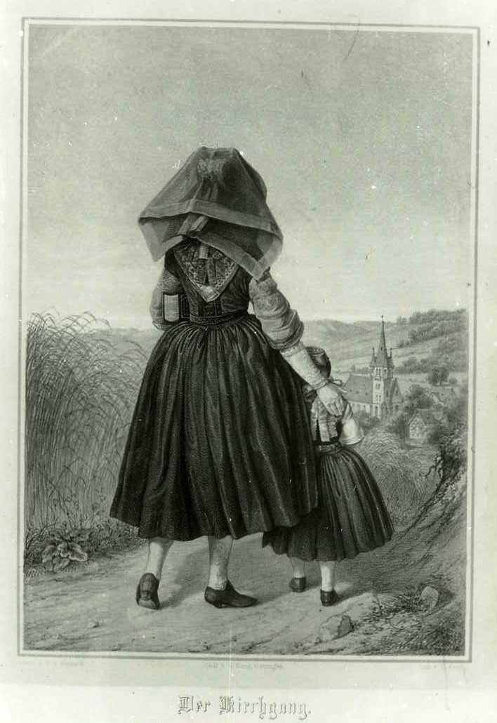 Der Kirchgang.
