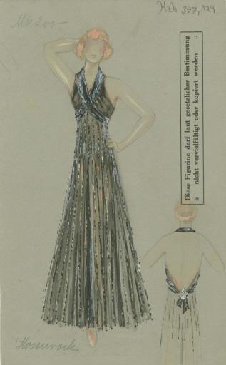 Langes Hosenrockkleid
