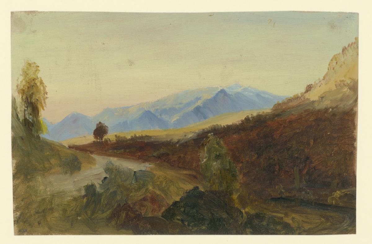 Blick auf den Apennin