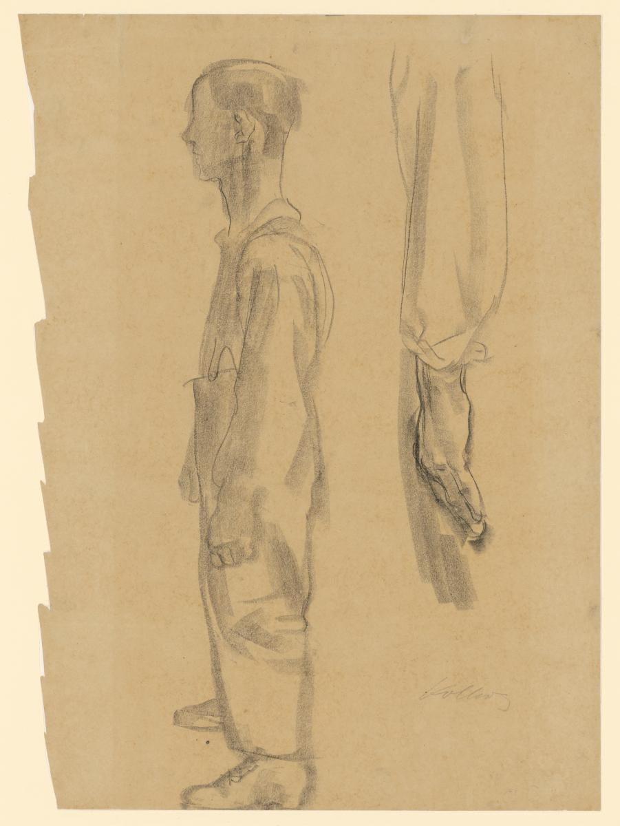 Stehender Arbeiter
