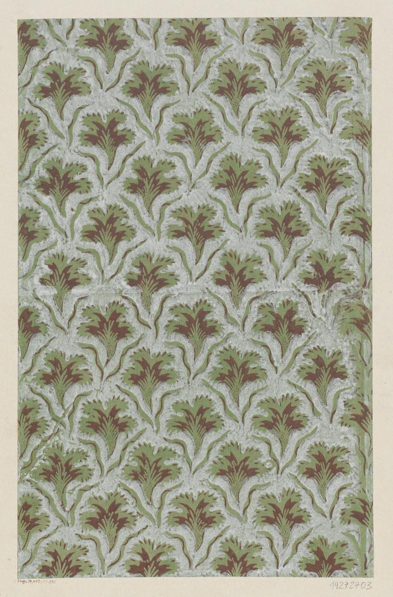 Modeldruckpapier (florales Flächenmuster)