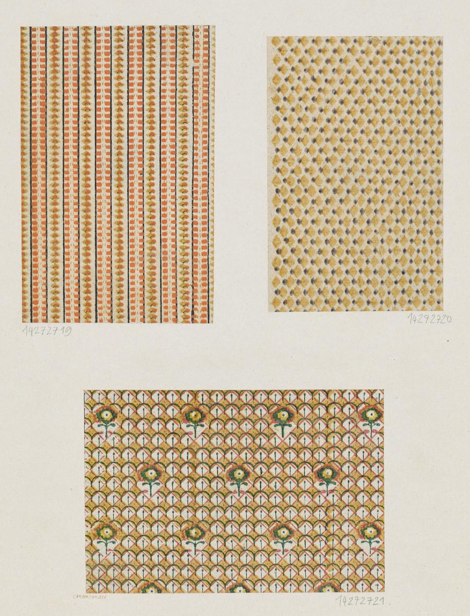 Modeldruckpapier (Streifendekor)