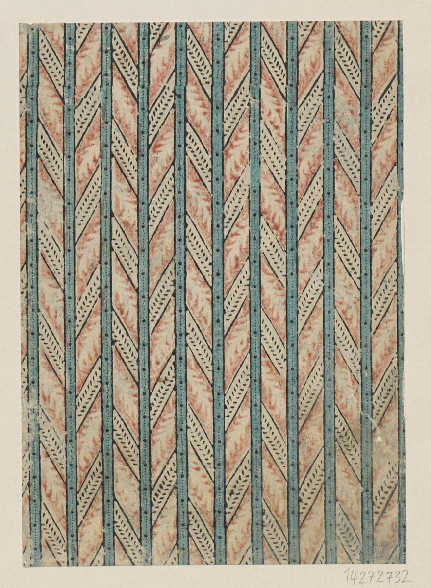 Modeldruckpapier (Streifendekor)
