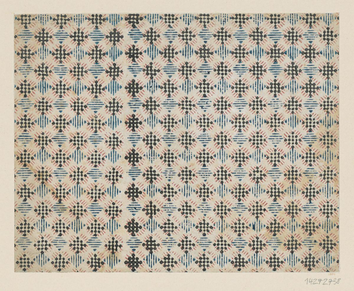Modeldruckpapier (geometrisches Flächenmuster)