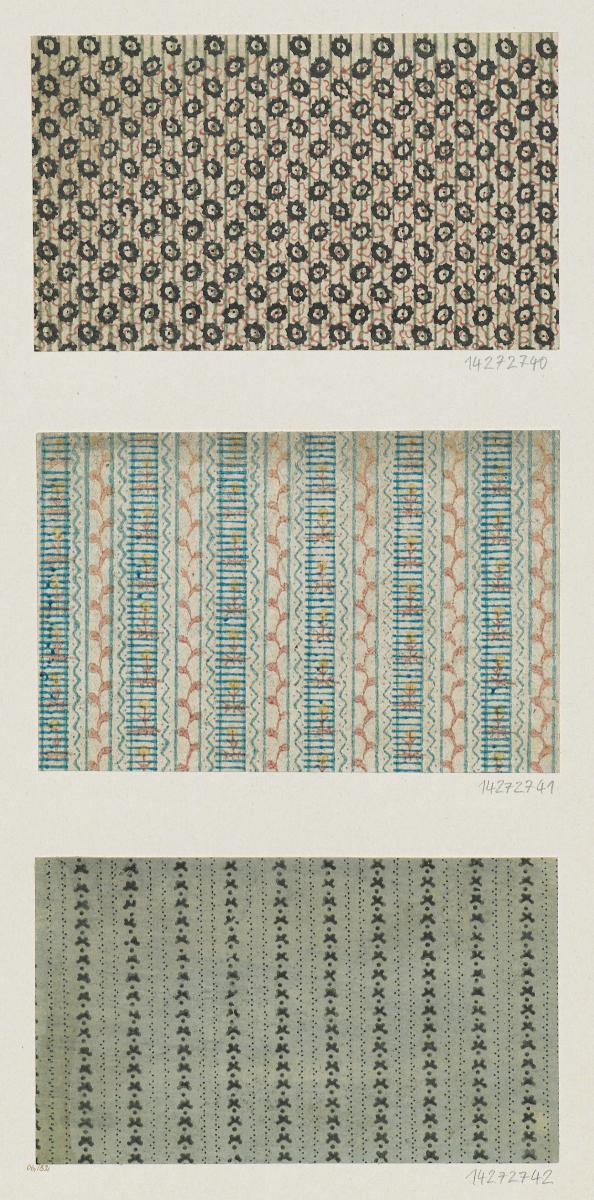 Modeldruckpapier (Streifendekor)