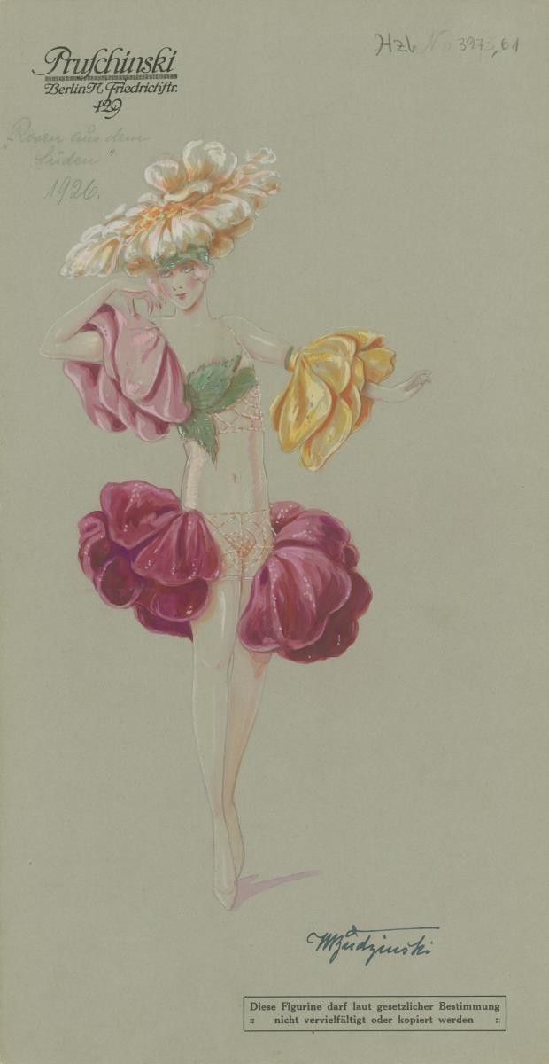 Kostüm für Rosen aus dem Süden
